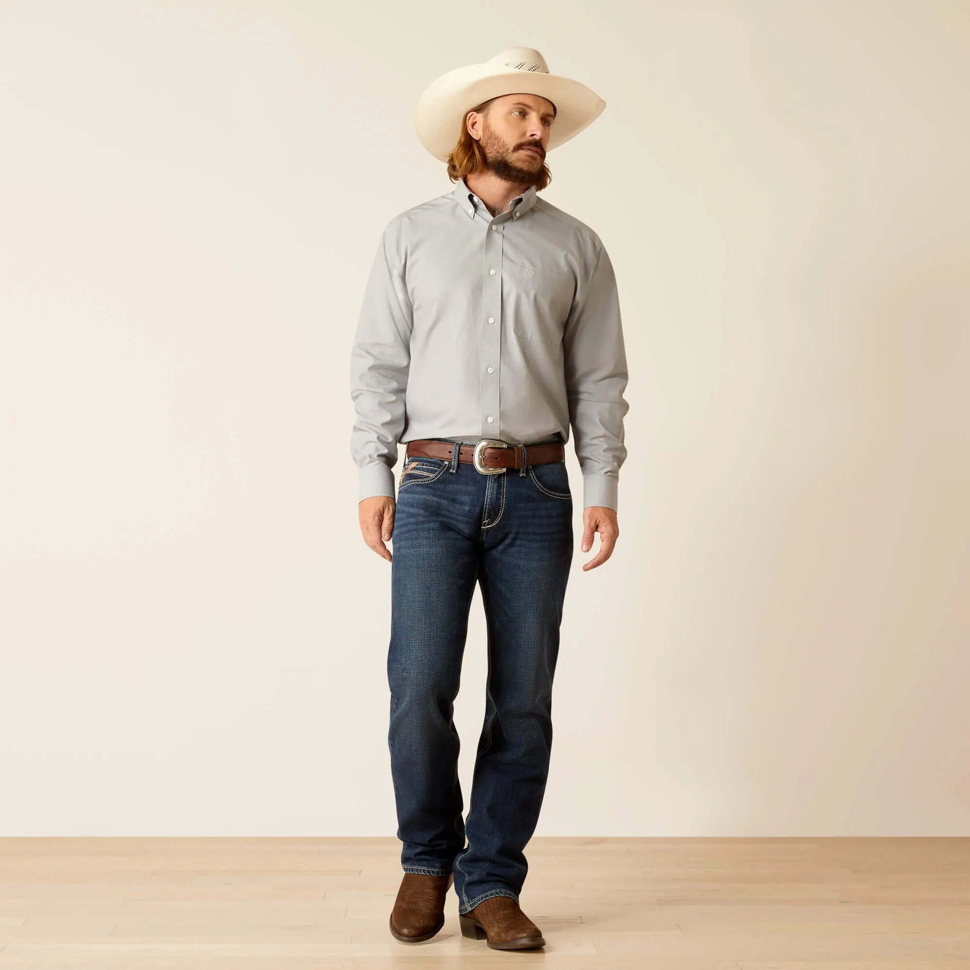 10048867 Men's Solid Oxford Shirt by Ariat