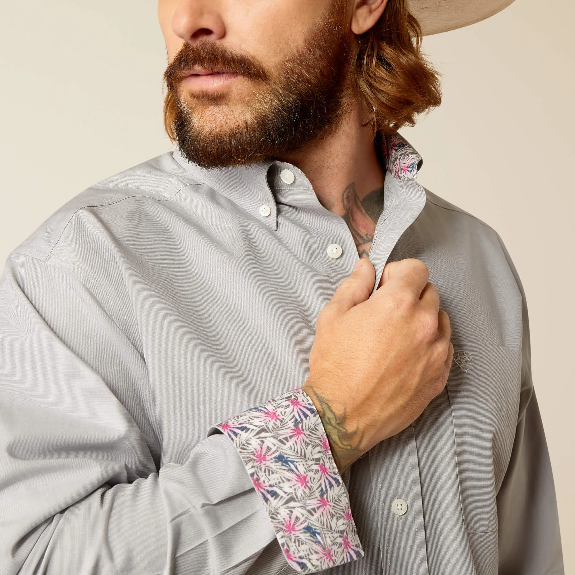 10048867 Men's Solid Oxford Shirt by Ariat