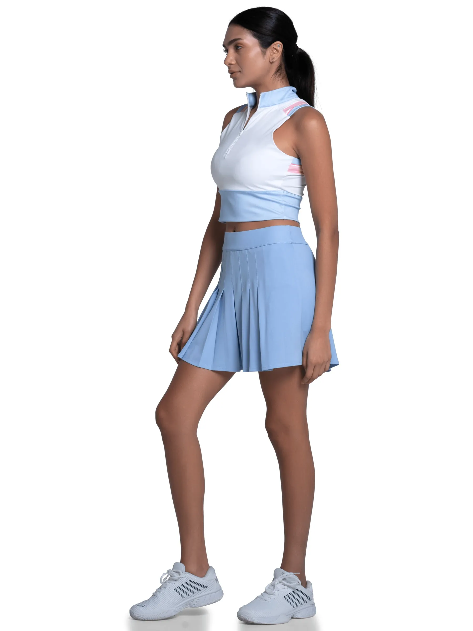 1910641-452 | EDGE CUT CROP TANK | AIR BLUE
