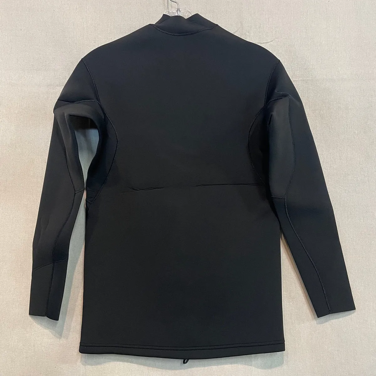 2mm Mens Vissla Solid Sets 2mm Front Zip Jacket Black