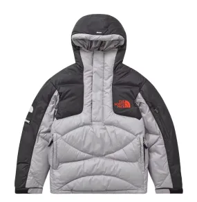 800-Fill Half Zip Hooded Pullover Grey