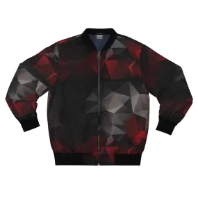 Abstract Geometric Triangles Bomber Jacket