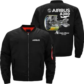 AIRBUS A380 GP7000 BOMBER FLIGHT AVIATOR JACKET
