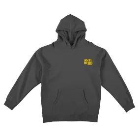 Antihero Lil Black Hero Embroidered Hoodie - Charcoal