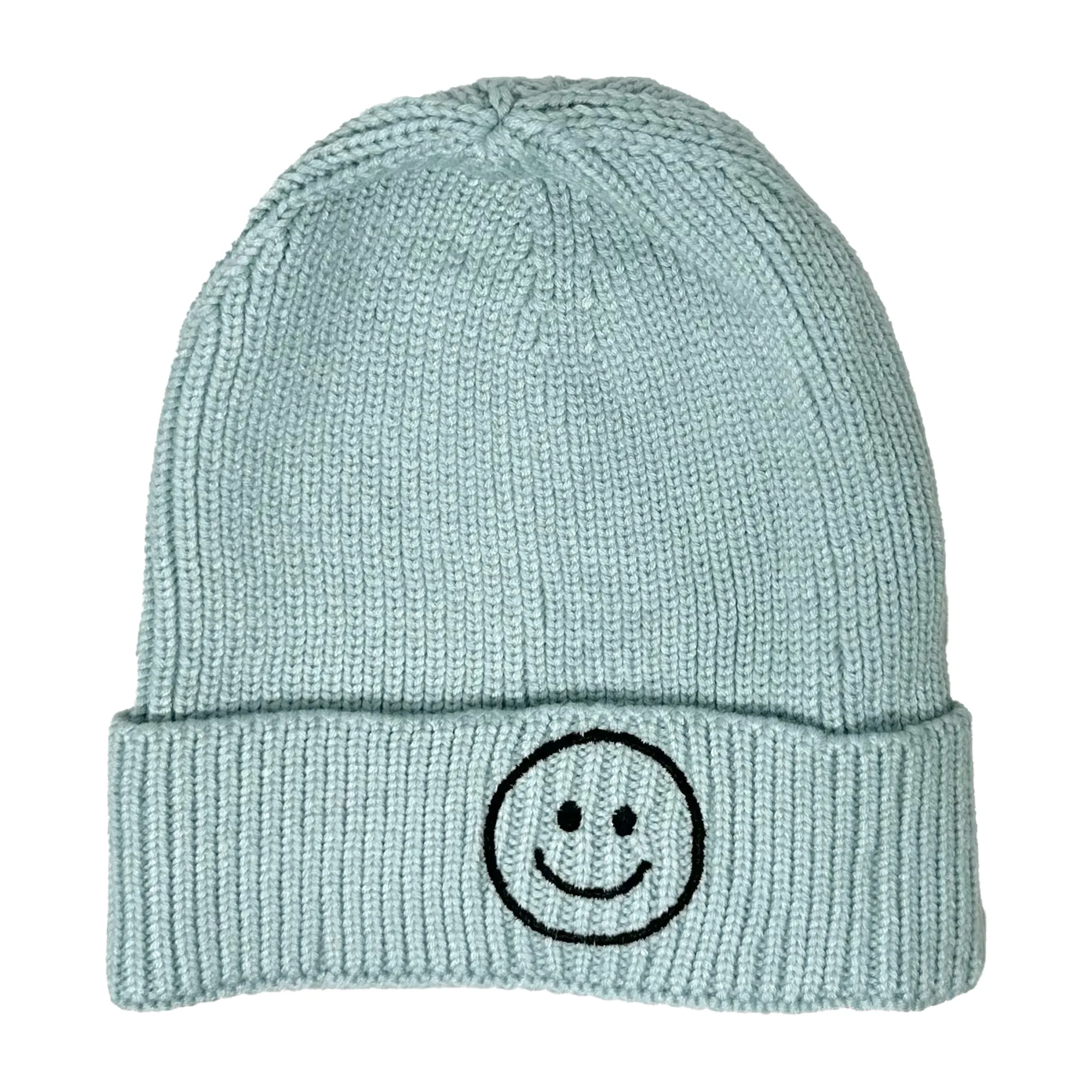 Baby Smiley Beanie - Cute & Cozy Infant Hat with Smiley Face for Boys and Girls, Soft Knit Beanie for Winter & Gift Giving