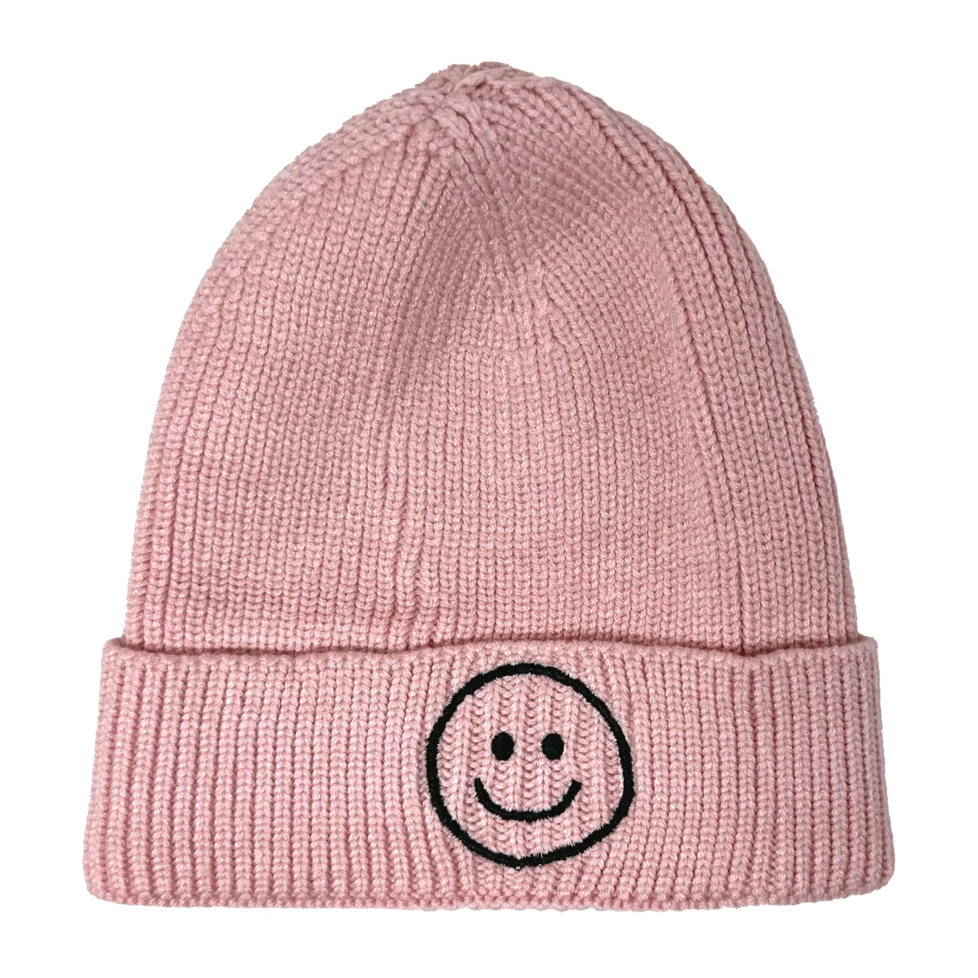 Baby Smiley Beanie - Cute & Cozy Infant Hat with Smiley Face for Boys and Girls, Soft Knit Beanie for Winter & Gift Giving