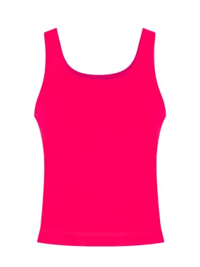 Balance Compression Tank With Built In Bra (Virtual Pink)