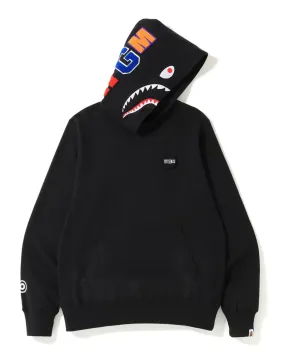 BAPE Shark Emblem Pullover Hoodie Black