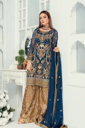 Best Designer Dress with Thread Embroidery #J6112