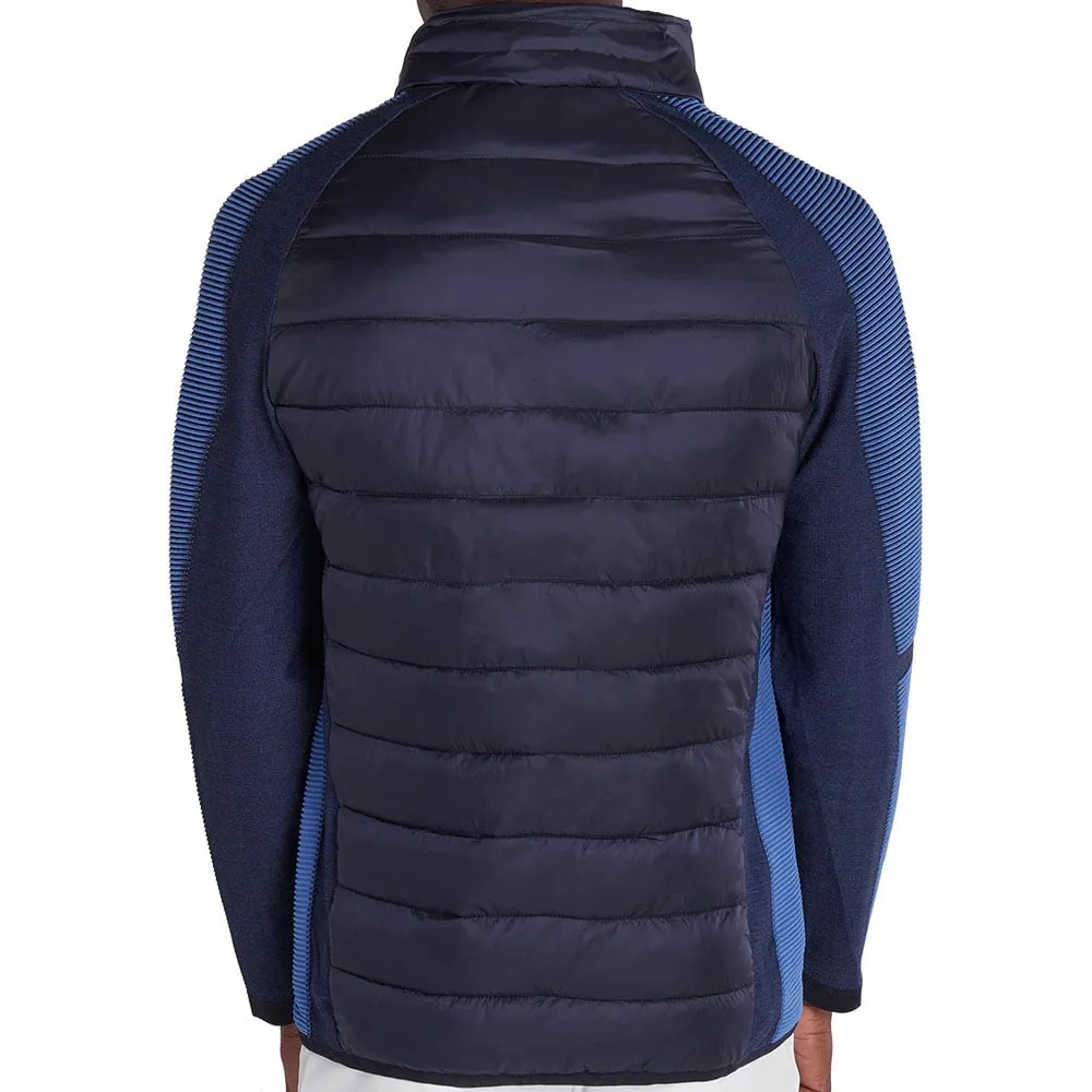 Calvin Klein Dynamo Tech Knit Jacket - Navy/Ocean Blue