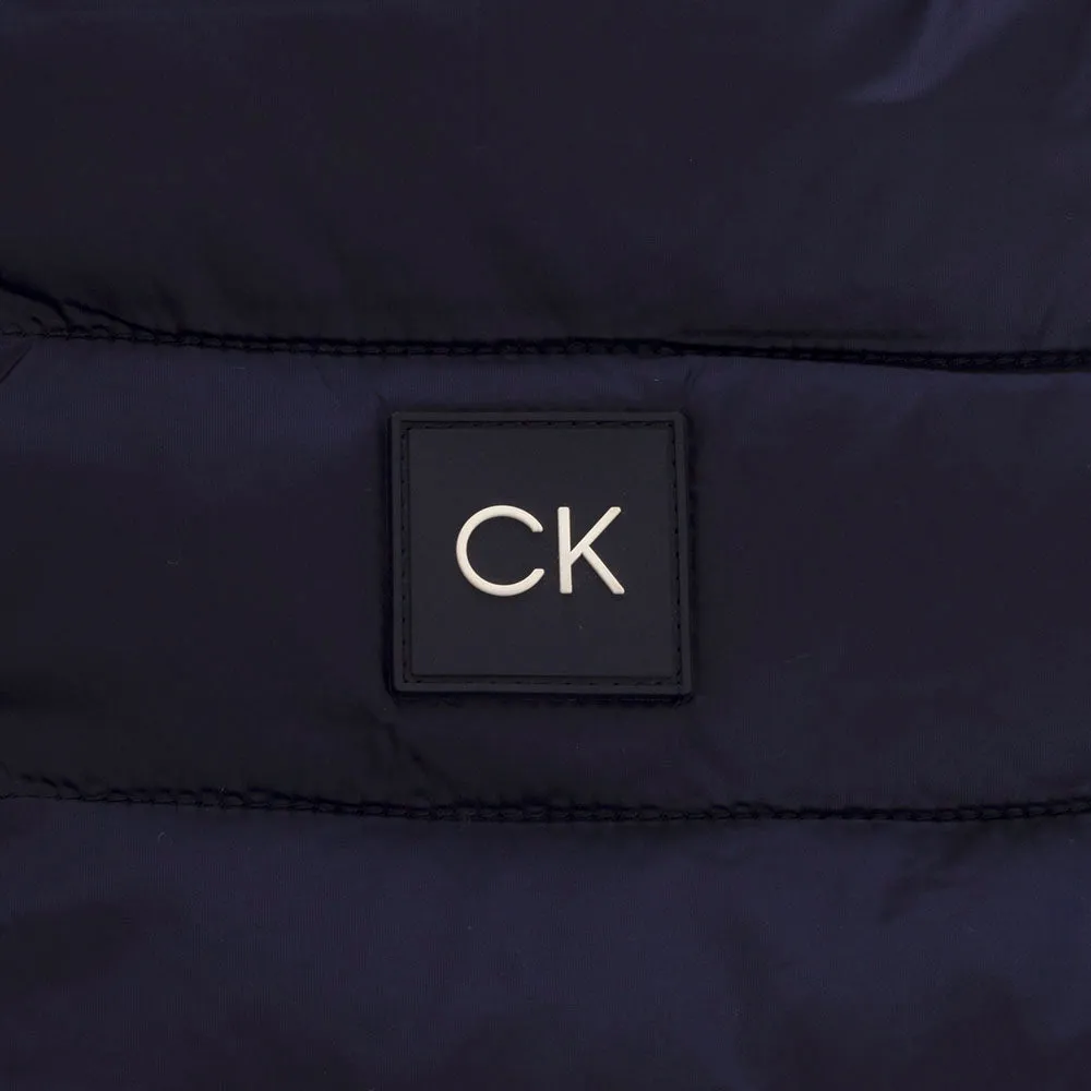 Calvin Klein Dynamo Tech Knit Jacket - Navy/Ocean Blue