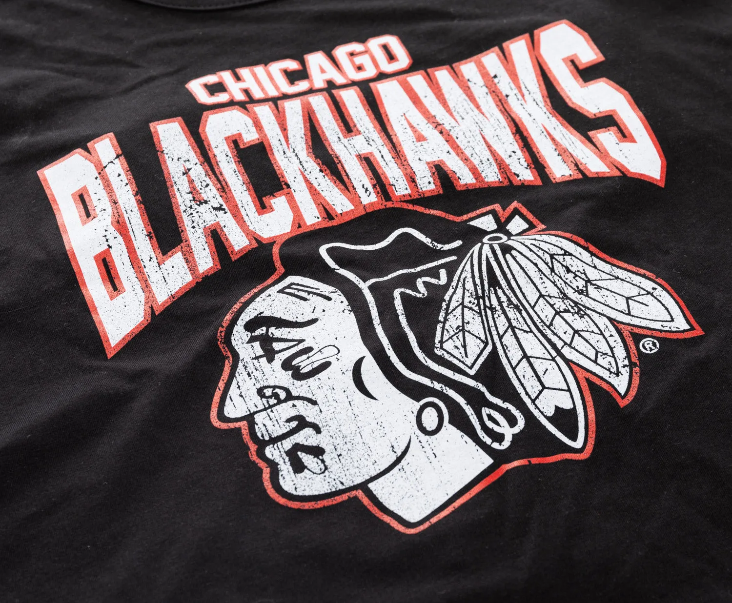 Chicago Blackhawks Ladies "Distressed" Lace Flowy Tank Top