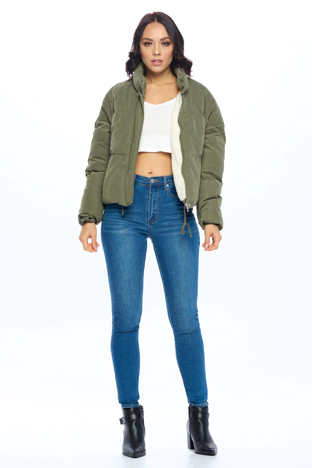 CiSono Bomber Jacket W/ Sherpa Fur Lining