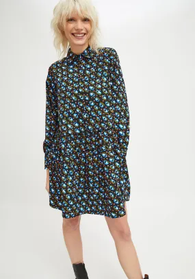 Compania Fantastica Black  'Evil Eye' Print Tunic Dress