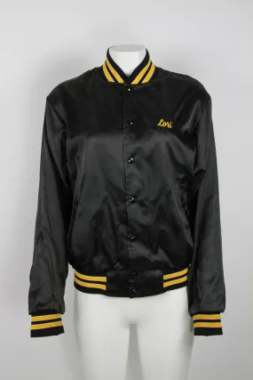 Embroidered Satin Varsity Baseball jacket - M