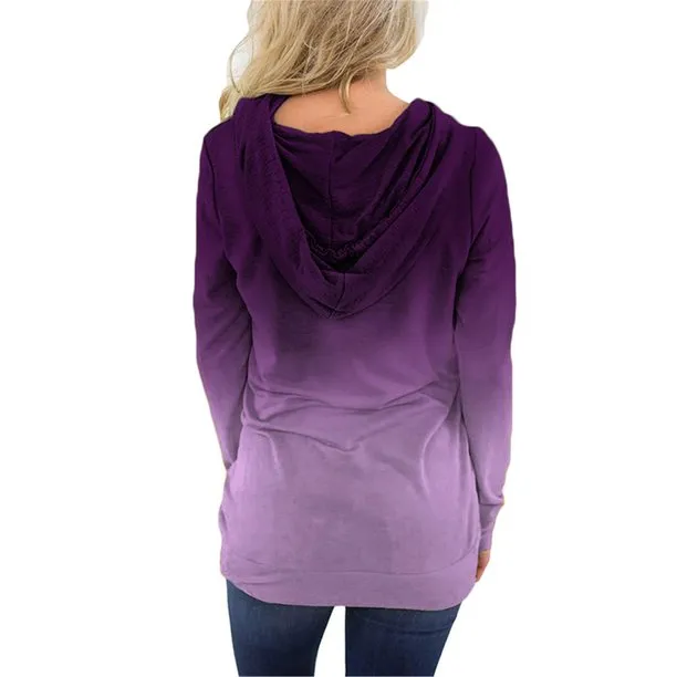 Fantaslook Womens Hoodie Sweatshirts Casual Tunic Tops Pullover Hoodie Long Sleeve Hoody with Pockets