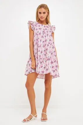Floral Babydoll Mini Dress