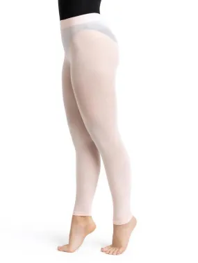 Footless Tights with Self Knit Waistband