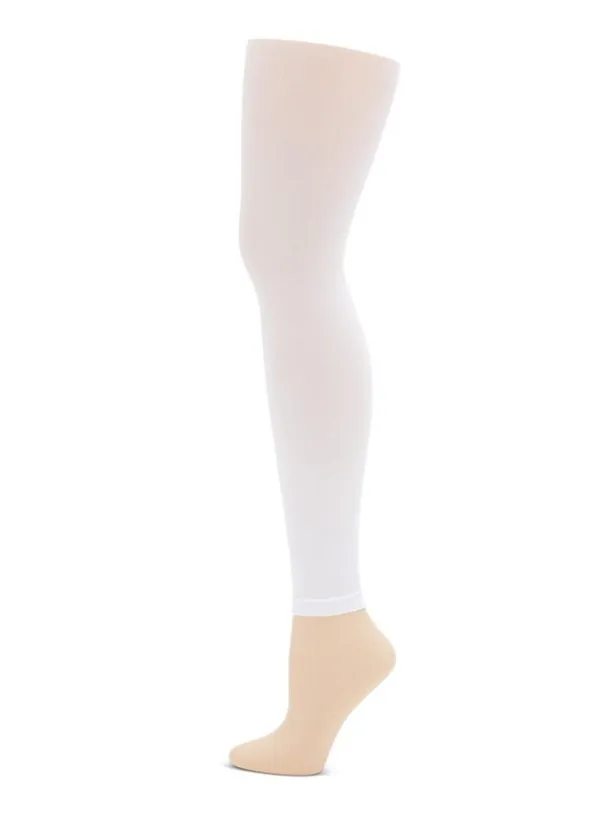 Footless Tights with Self Knit Waistband
