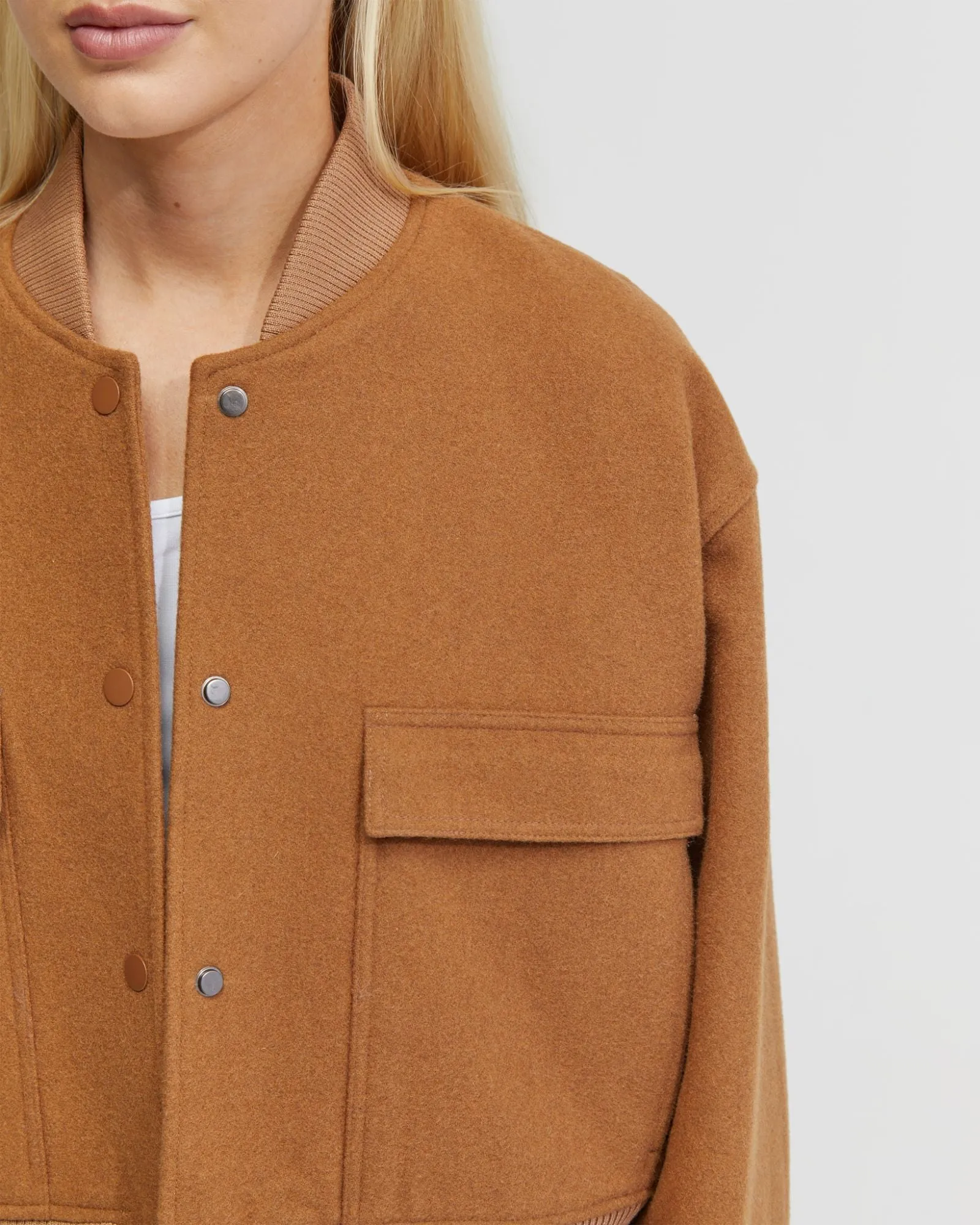 Freya Wool Rich Bomber Jacket