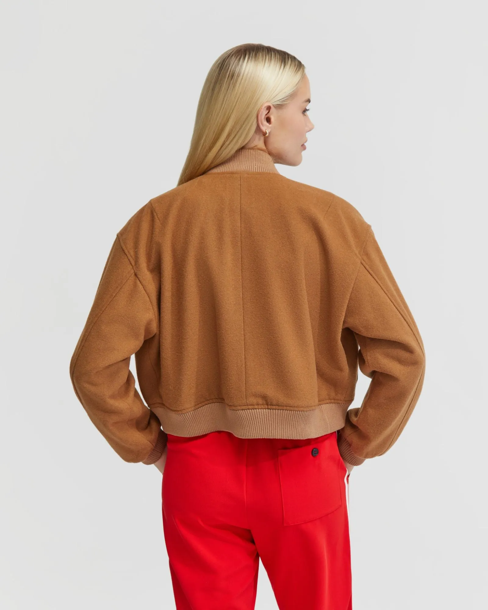 Freya Wool Rich Bomber Jacket