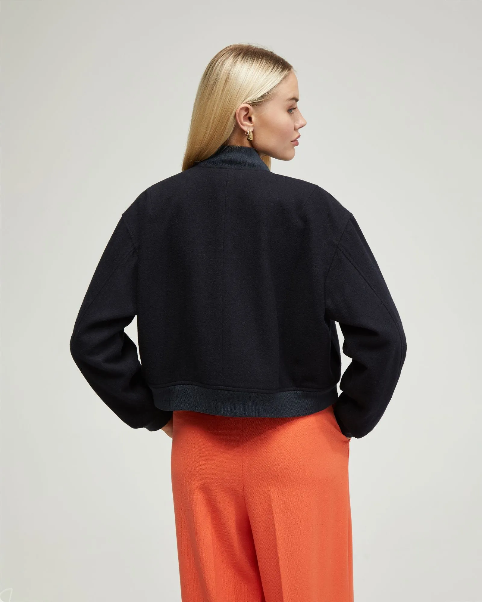 Freya Wool Rich Bomber Jacket
