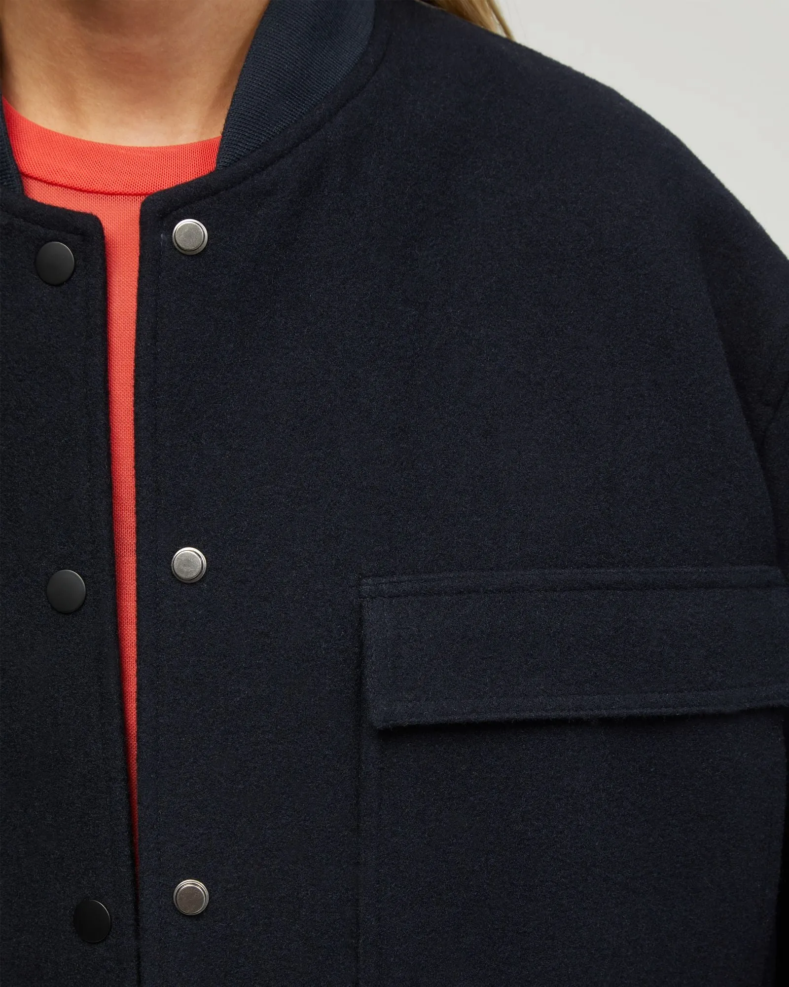 Freya Wool Rich Bomber Jacket