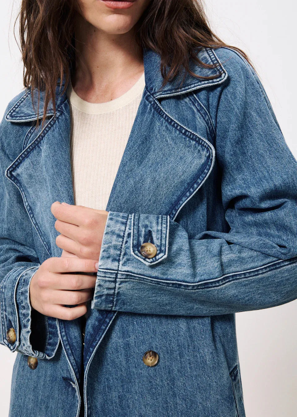 FRNCH Carmelina Trench Coat