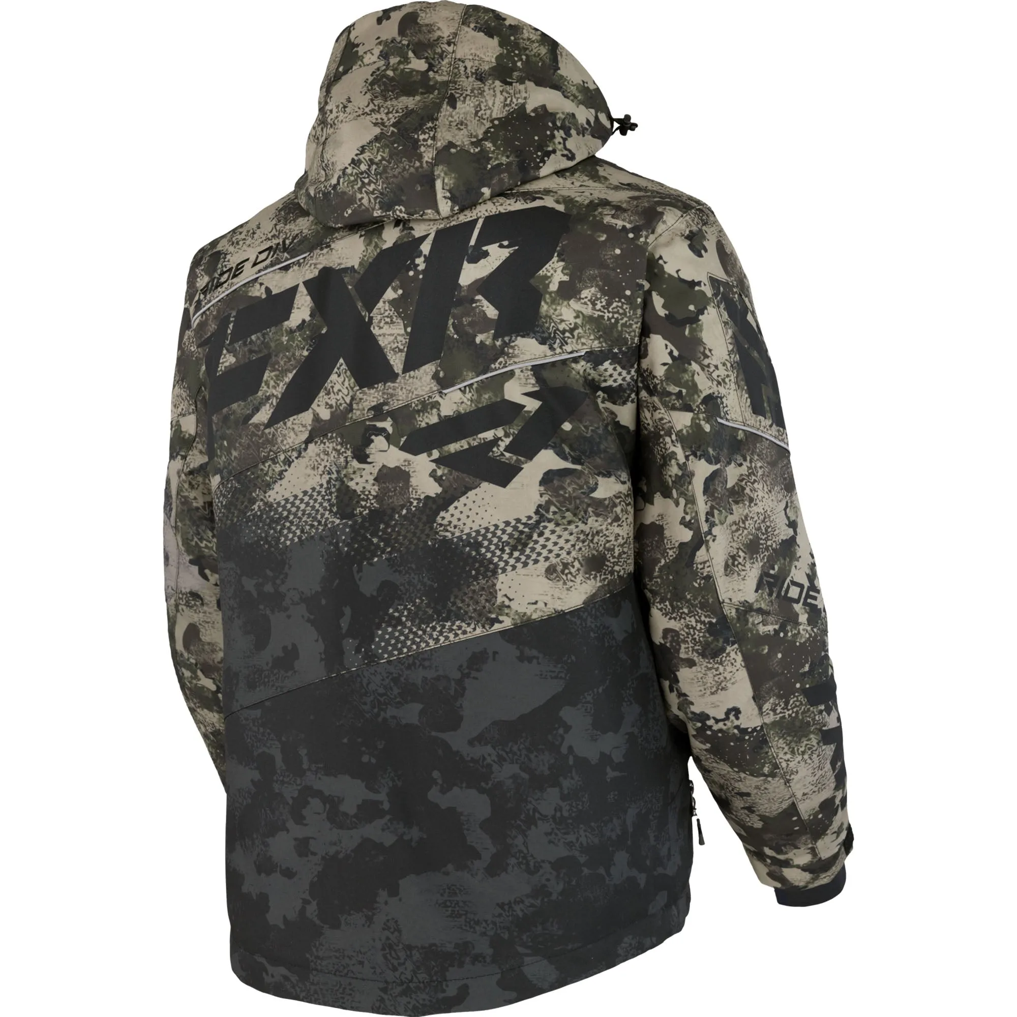 FXR Boost FX 2-IN-1 Snowmobile Jacket Black-Army Camo