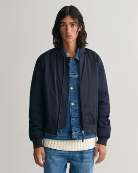 Gant Apparel Mens LIGHT BOMBER JACKET 433/EVENING BLUE