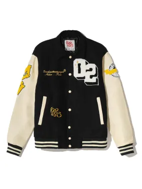 Giacca Bomber Varsity Nera