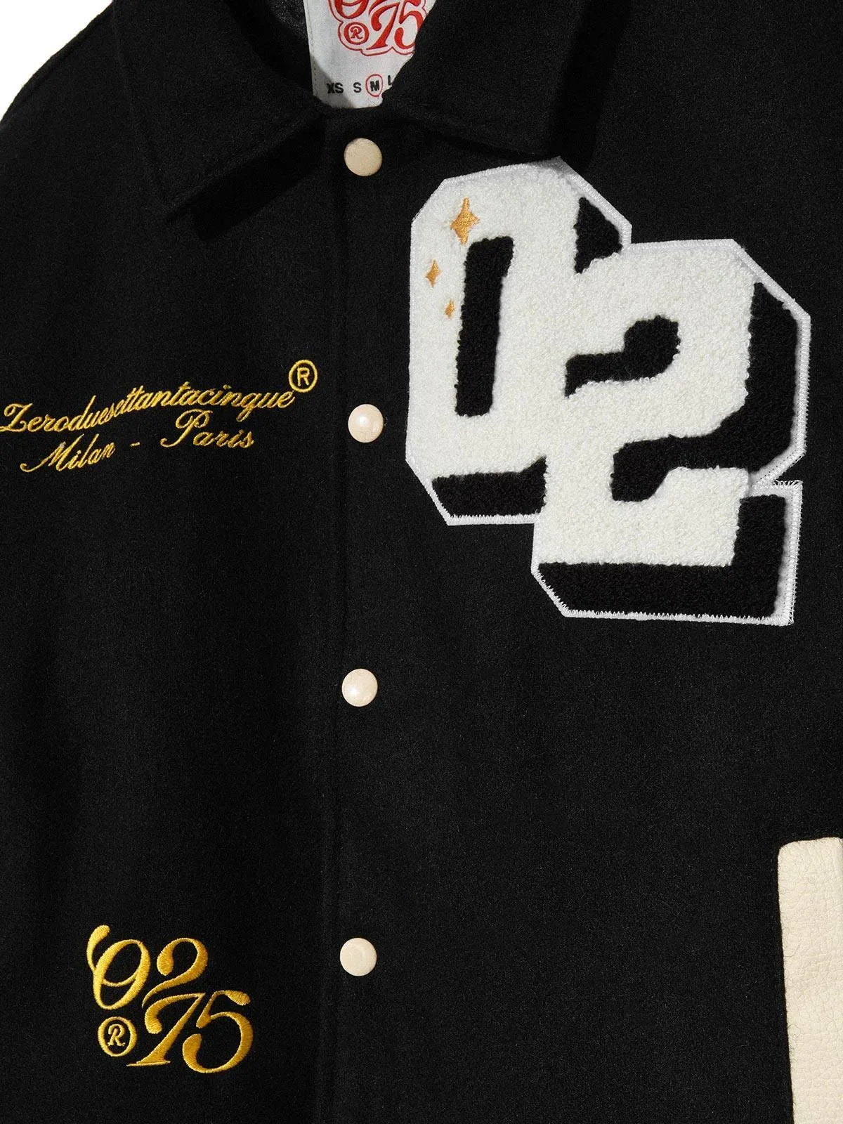 Giacca Bomber Varsity Nera