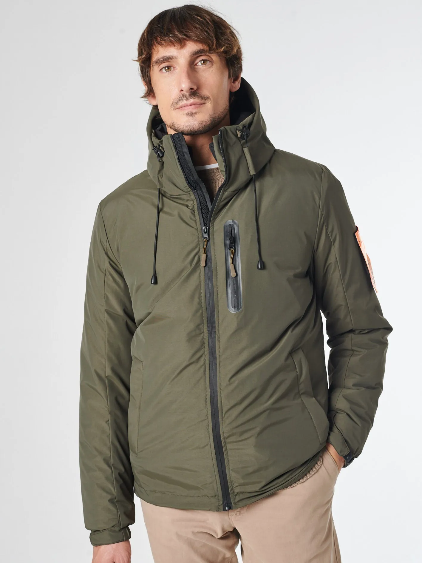 Giubbino bomber con cappuccio - Modern