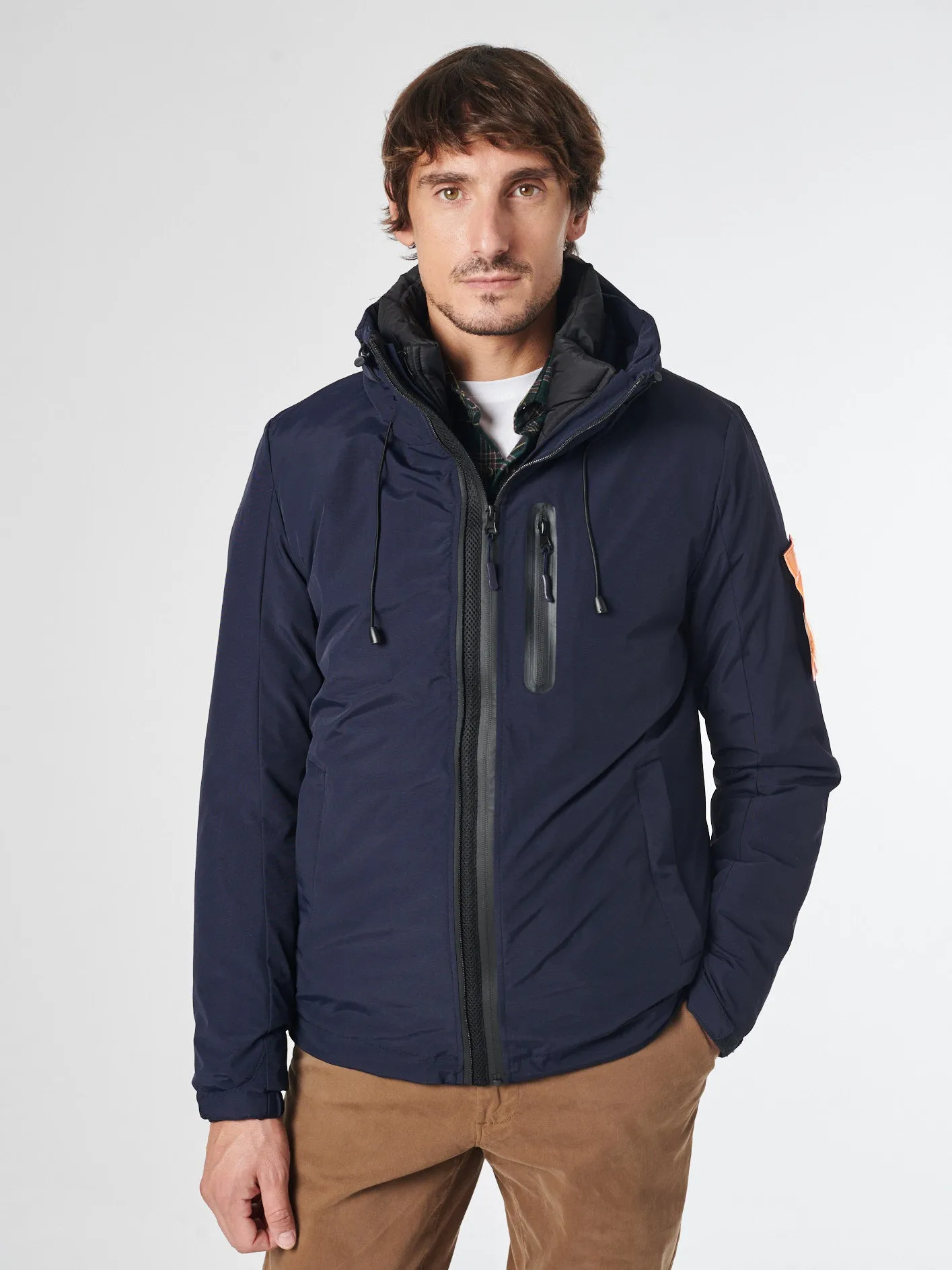 Giubbino bomber con cappuccio - Modern