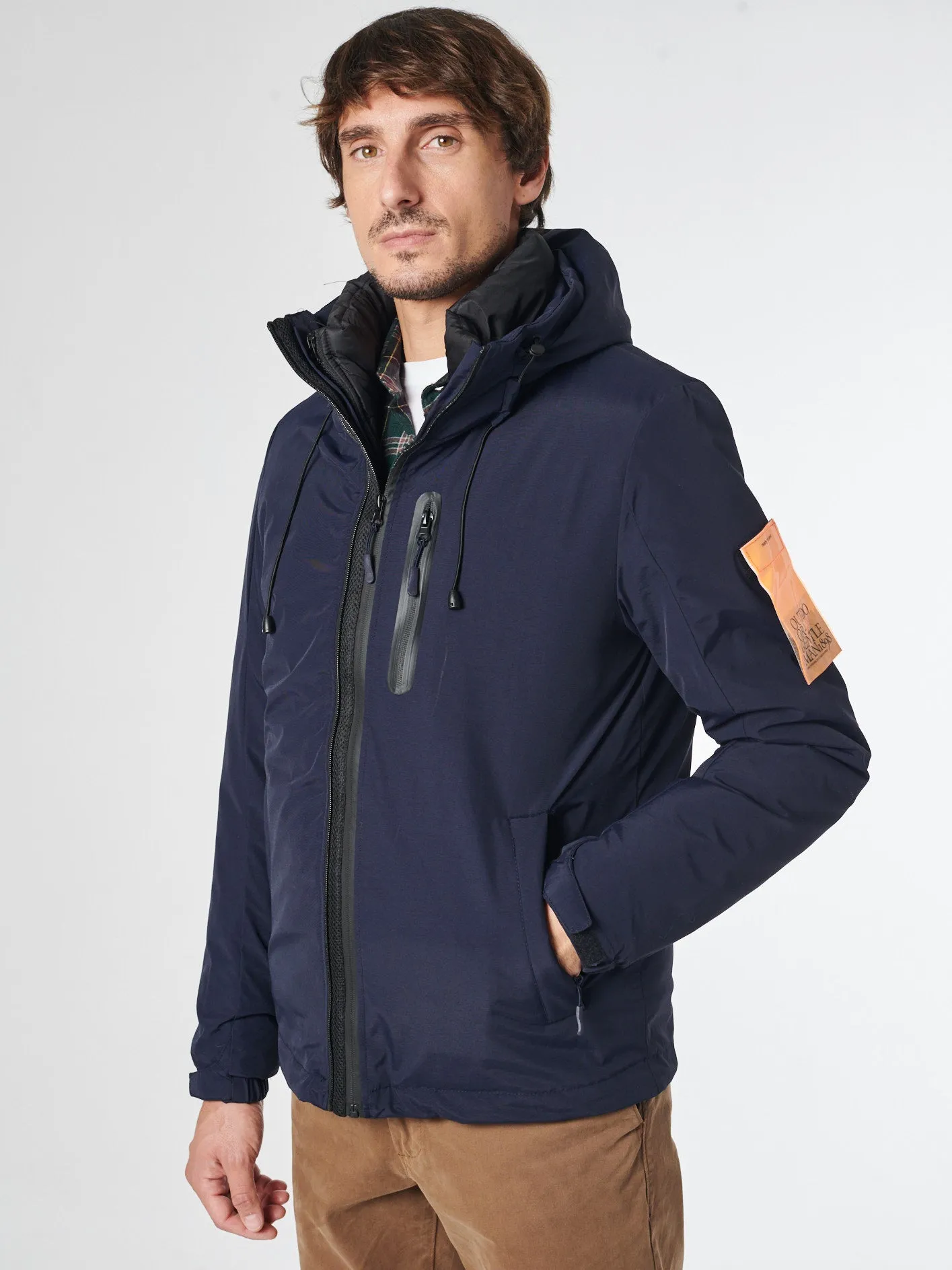 Giubbino bomber con cappuccio - Modern