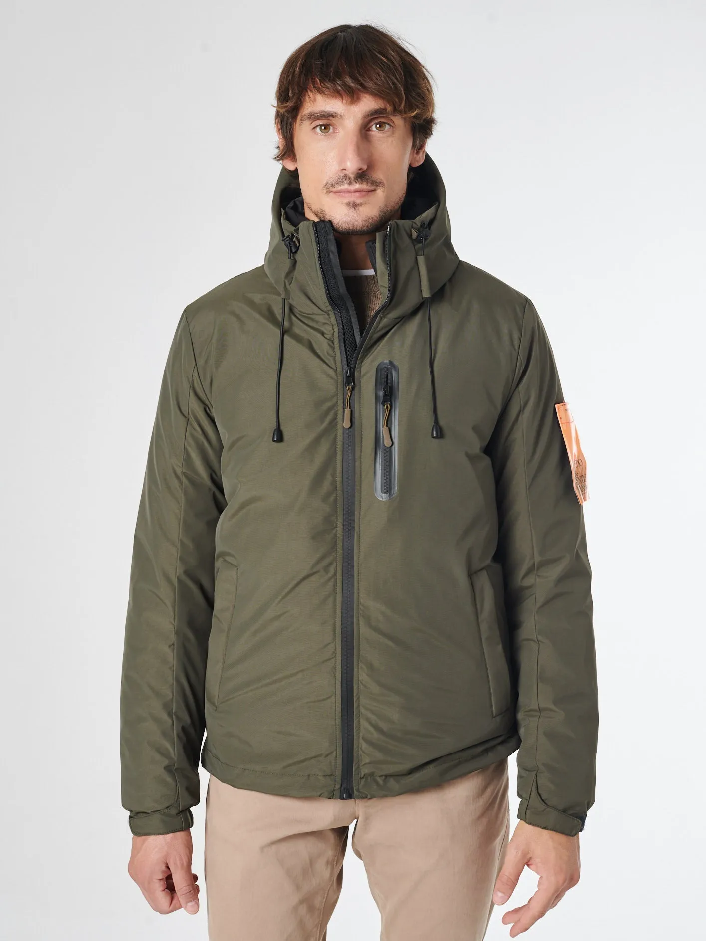 Giubbino bomber con cappuccio - Modern