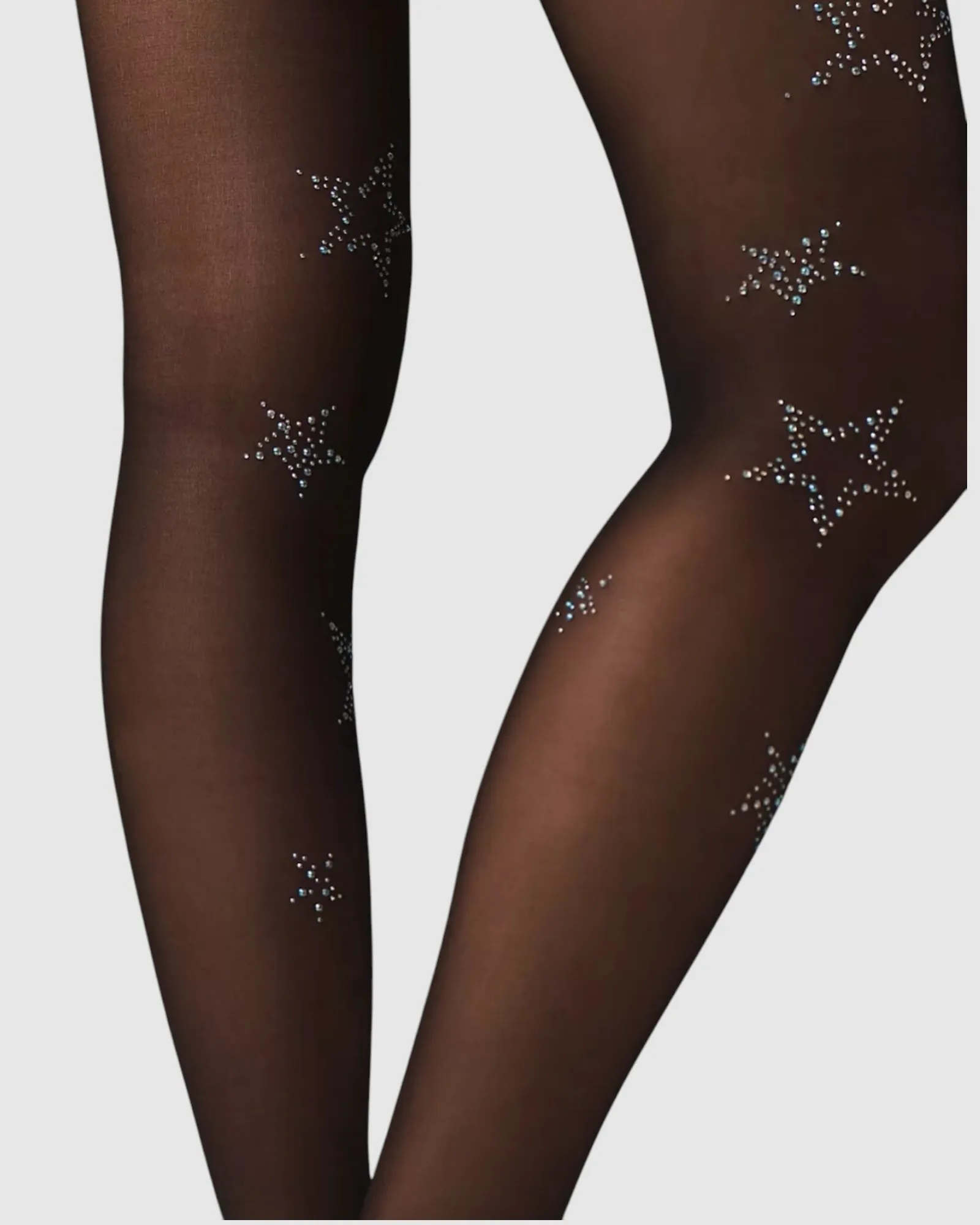 Glitter Star Sheer Tights