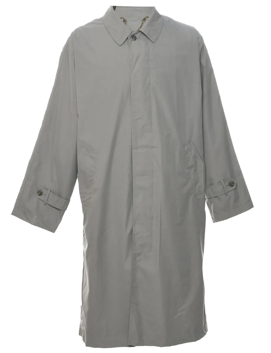 Grey Trench Coat - L