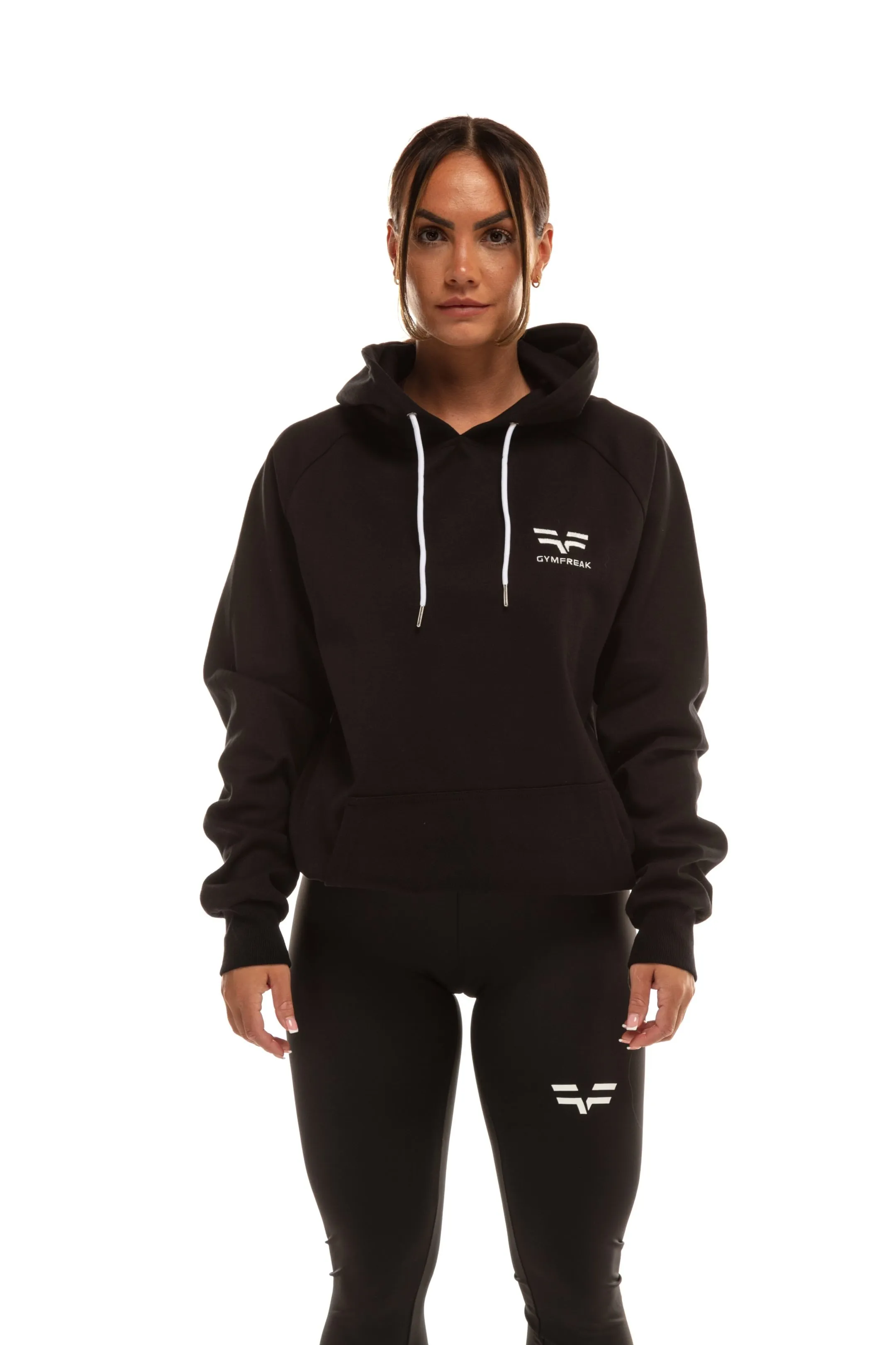 GymFreak Womens Power Hoodie - Black