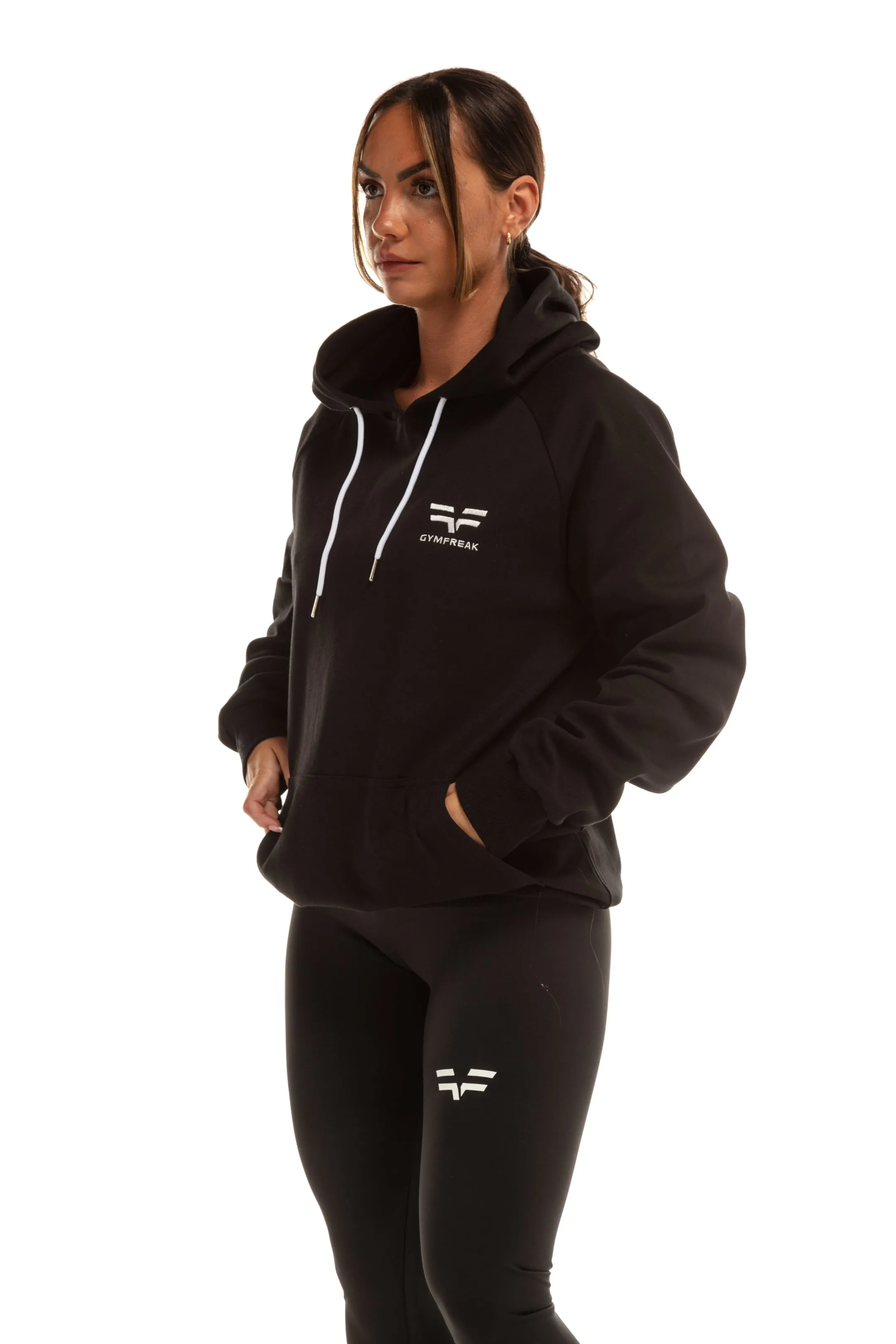 GymFreak Womens Power Hoodie - Black