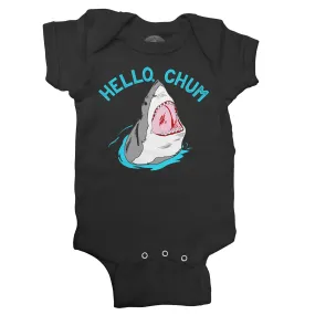Hello Chum Shark Infant Bodysuit - Unisex Fit
