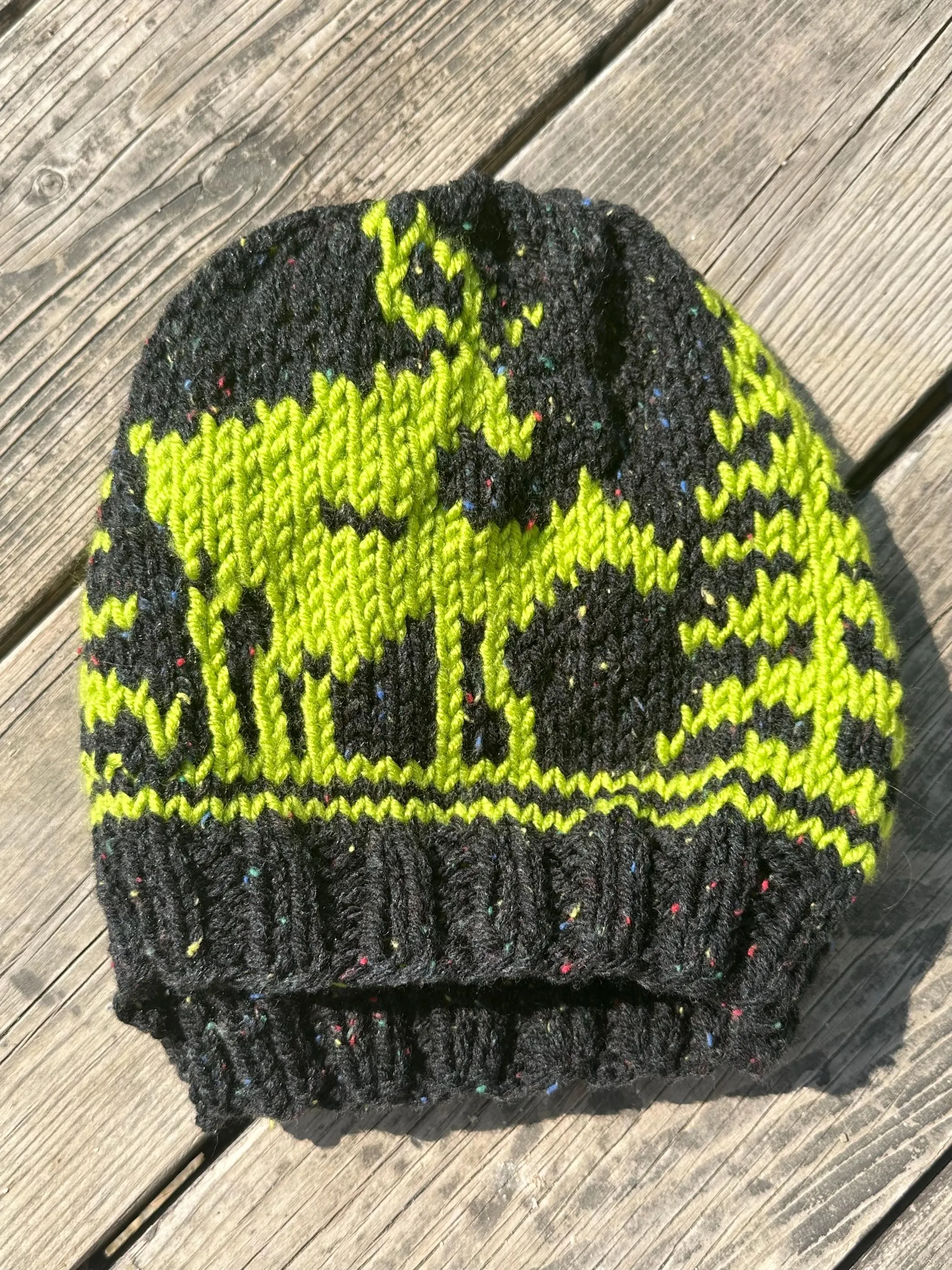 Hunter Hat, Fornicating Deer Knit Hat, Funny Gift for Him