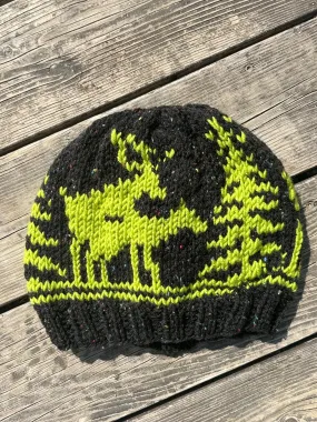 Hunter Hat, Fornicating Deer Knit Hat, Funny Gift for Him