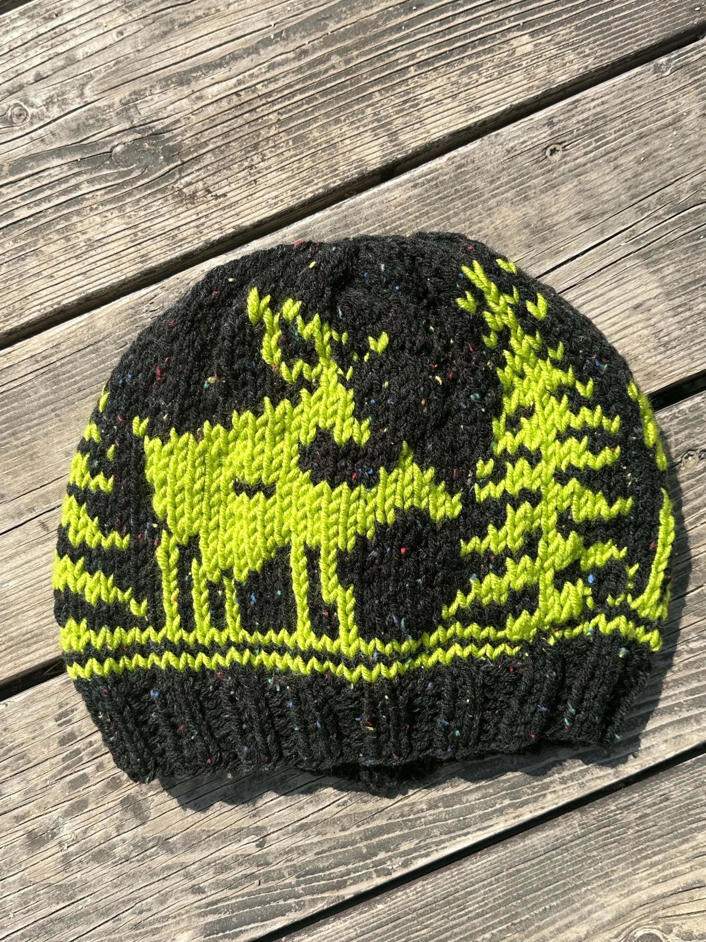 Hunter Hat, Fornicating Deer Knit Hat, Funny Gift for Him