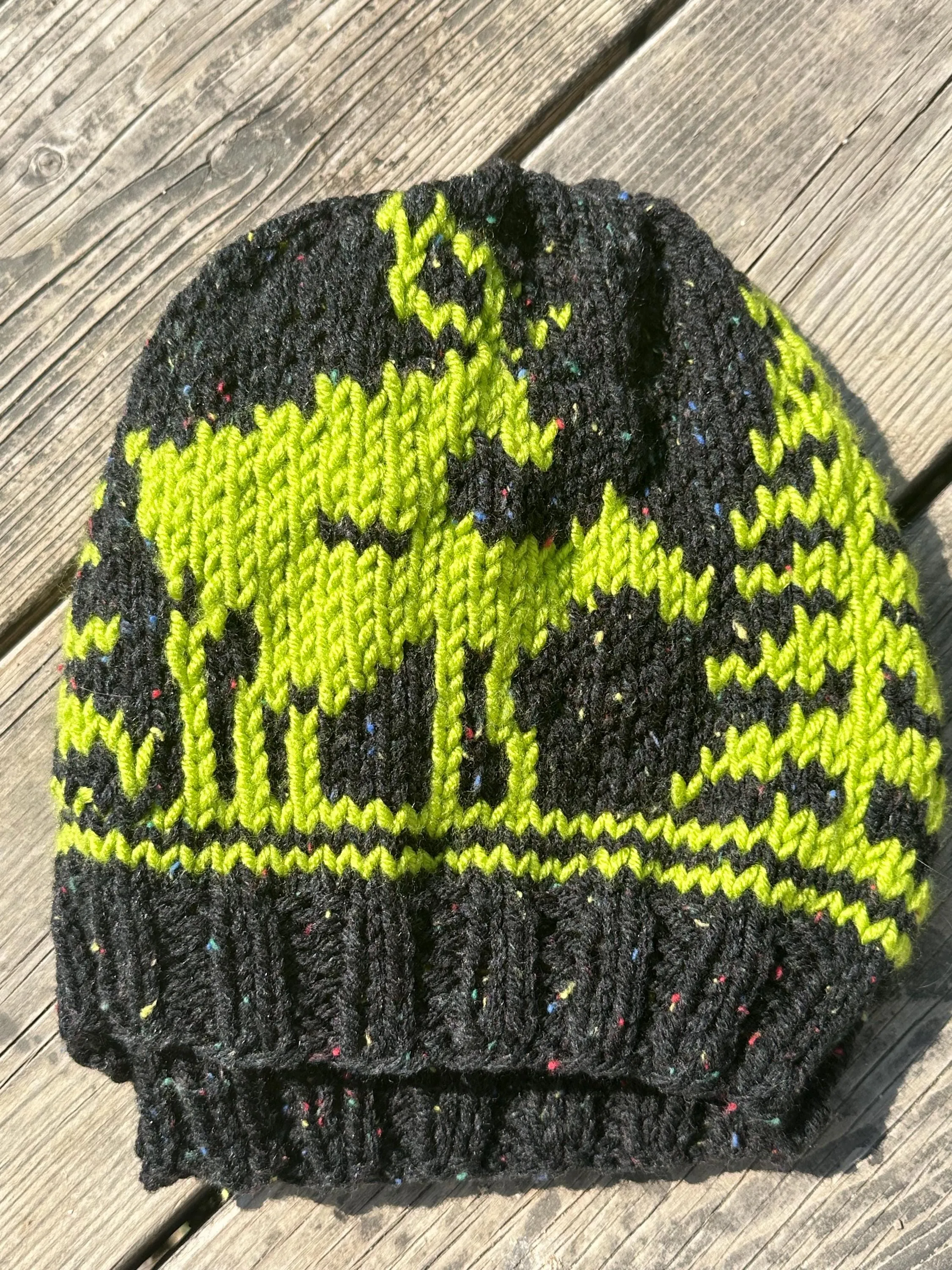 Hunter Hat, Fornicating Deer Knit Hat, Funny Gift for Him