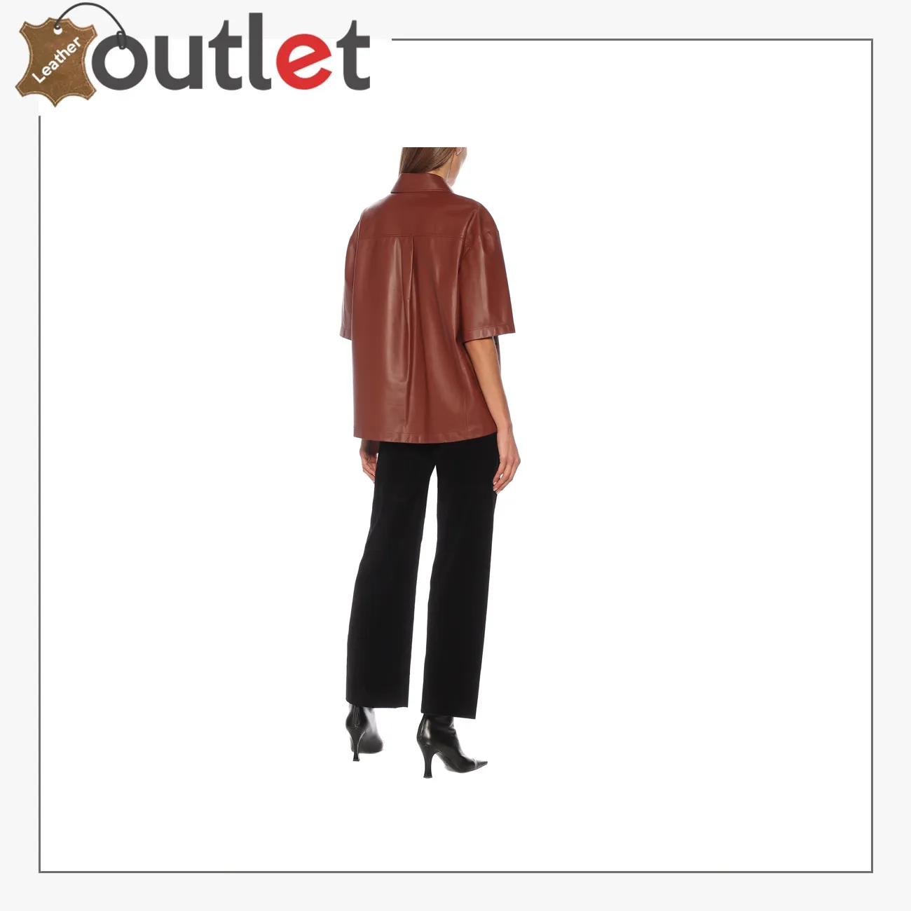 Laura leather shirt