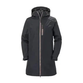 Long Belfast Winter Jacket - Ebony