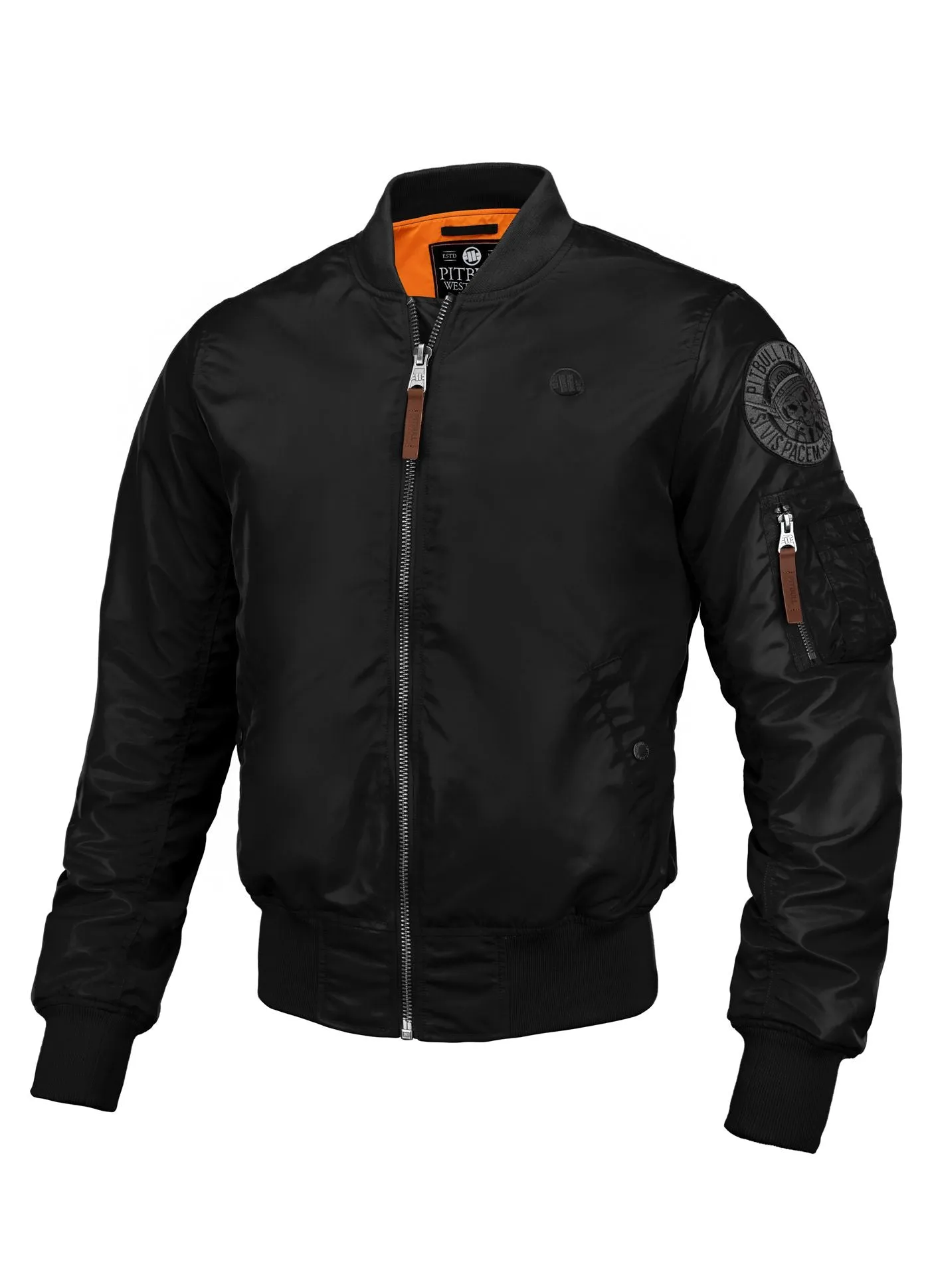 MA-1 Logo Bomber Jacket - Black