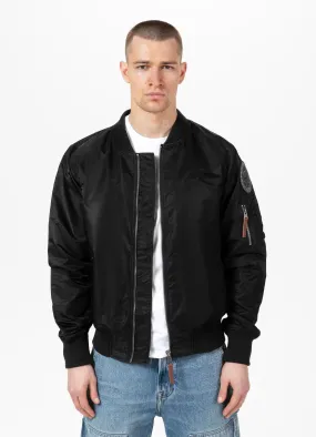MA-1 Logo Bomber Jacket - Black