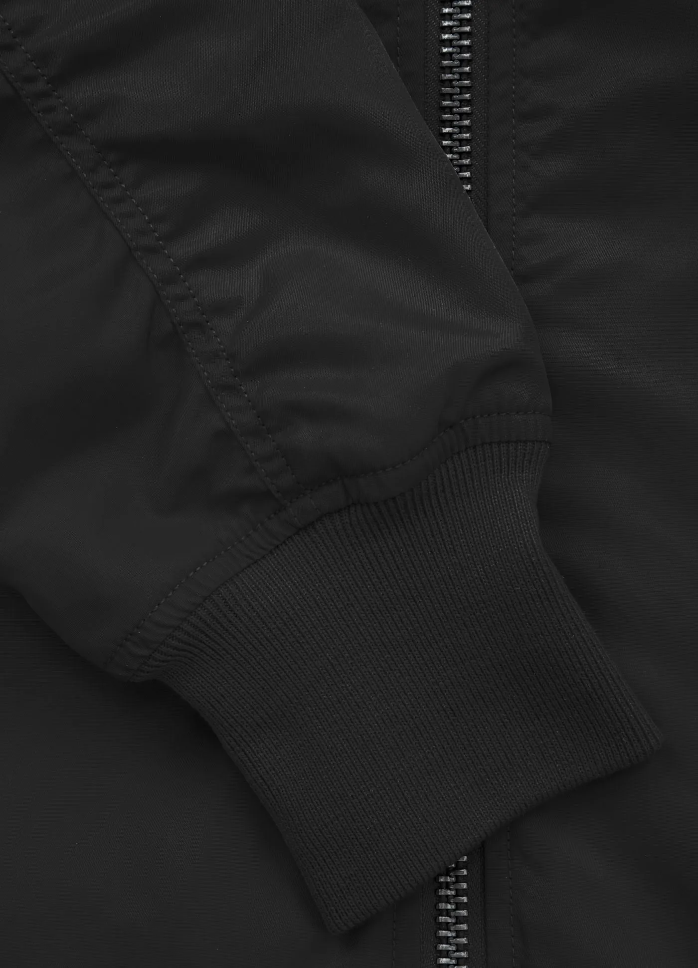 MA-1 Logo Bomber Jacket - Black